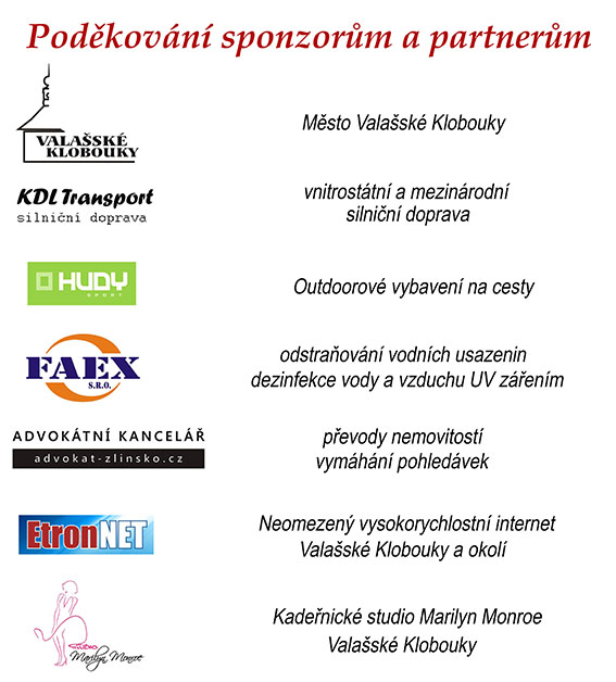 Sponzoři a partneři