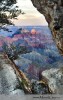 Pohled ze severního Rimu na Grand Canyon je nejlepší těsně před západem slunce,kdy je zbarven do nádherných barev.Tentokrát jsme tento úžasný moment minuli o pár minut,protože jsme trochu zaspali při odpočinku ve stínu pod stromy v Kaibabském lese