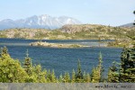 Kousek před White pass - hranice s Aljaškou. Po tomto jezeře se zlatokopové plavili na vorech na jejich šílené a obtížné cestě daleko na sever do Dawson city