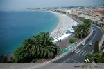 Hlavní pláž a promenáda v Nice