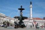 Náměstí v hlavním a zárověň největším městě Portugalska Lisabonu