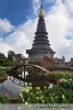Během naší cesty na nejvyšší vrchol Thajska jsme se zastavili v krásných zahradách u chrámu Naphamethinidon.