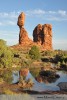 n.p. Arches v Utahu je plný nejen mnoha skalních bran a mostů, ale taky různých skalních útvarů